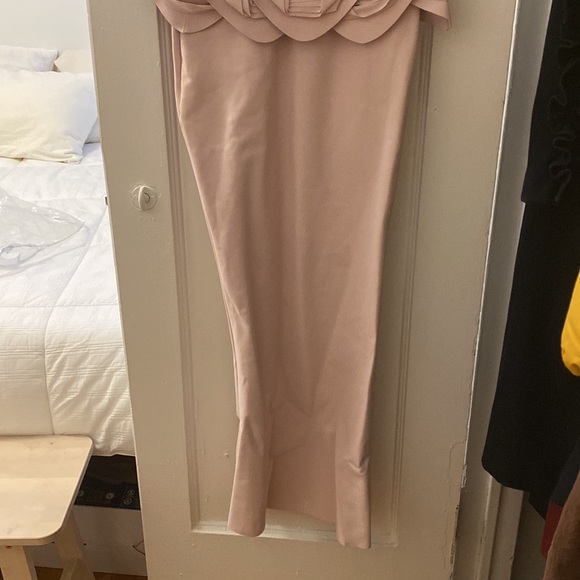 COPY - Le Petite Robe di Chiara Boni Rose Peplum Gown - Picture 9 of 12